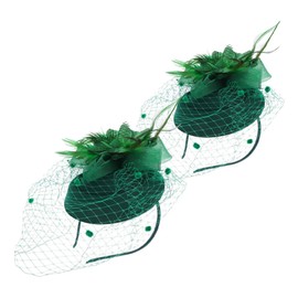 Beavorty Elegant Plume Designed Headband Gauze Plume Party Headband Festival Headdress Design