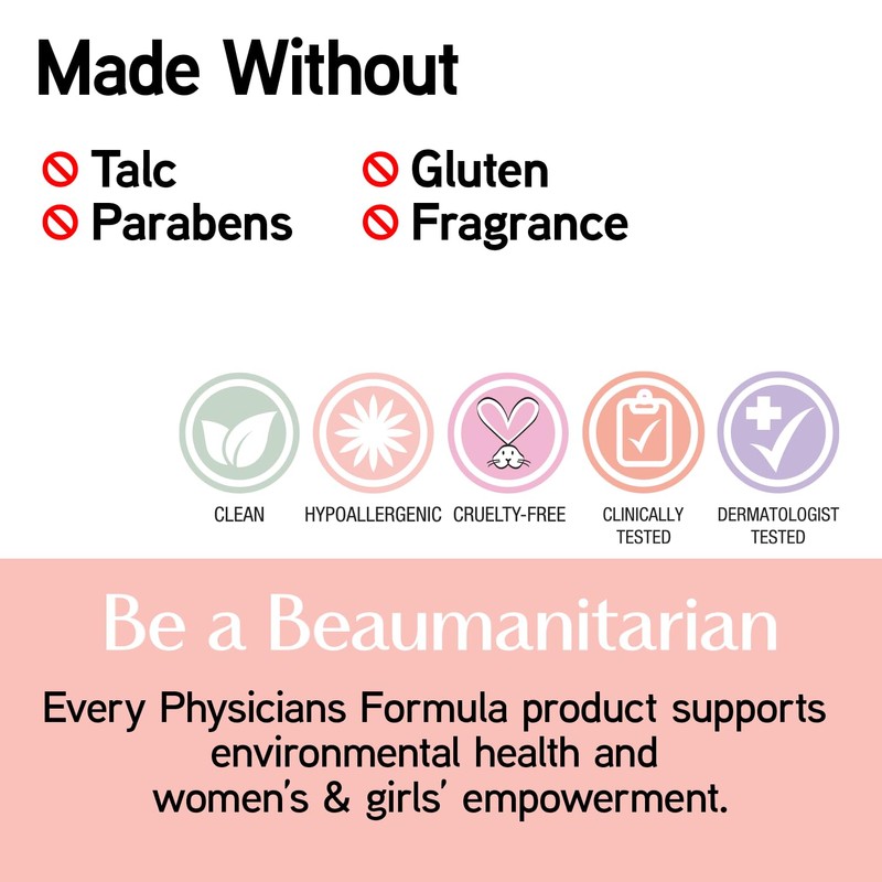 Physicians Formula Mineral Wear Talc-Free Face Powder, Light Coverage Mineral