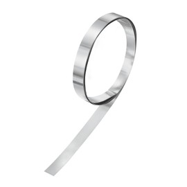 M METERXITY 1-Pack Aluminum Flashing, 3.3ft x 0.4" x 0.004" (LxWxT) Aluminum Flashing Roll, Roofing Metal Strip Sheet Roll for Weatherproofing Metal Roofing Panels