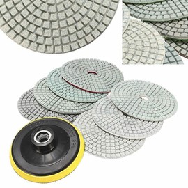 4" Diamond Polishing Pads for Granite, Concrete, Marble, Stone, Countertop, Ceramic, Floor Grinder or Polisher 1 Piece