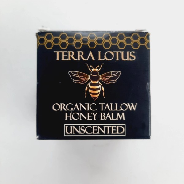 Terra Lotus Organic Grass-Fed Beef Tallow Balm with Raw Honey