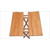 Didakta Mesita Armable De Madera, Plegable Mesa De Servicio 75x56x57