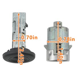 GoaMotors Ignition Switch Door Lock Cylinder with Keys Kit Compatible with Chevy Avalanche 1500 2500 Silverado 1500 2500 for GMC Sierra 1500 3500, Replace 7012945, 15298924, 88937321, 88937322