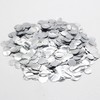 CC wonderland zone 50g Silver Metallic Shiny Round Confetti-Table Confetti