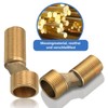 VZU Pack of 2 Shower Tap Adaptors, 3/4 Inch to