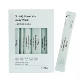 Skalkyu [스칼큐] 여행용 일회용 약산성 바디워시 10ml 20개입 [[0001]여행용 바디워시 20개입 1개] [Scal Q] Travel-sized Disposable Mild Acidic Body Wash 10ml 20 Pack