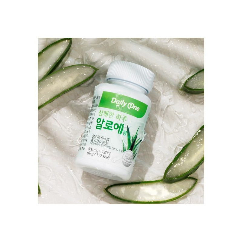 Daily One Refreshing Day Aloe Tablets Aloe Vera Gel 600mg