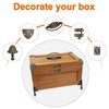 MOROBOR Bronze Jewellery Box Antique Lock Clasp, Hinges, Handle, Corner