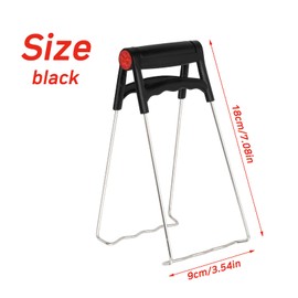 Nivofu Hot Plate Gripper, Anti-Scald Kitchen Tongs, Premium Stainless Steel Hot Bowl Clip, Steam Hot Crab Bowl Gripper, Heat Insulation Plate Tong, Cooking Tongs Ideal to Hold Dishes, Bowls, Pans