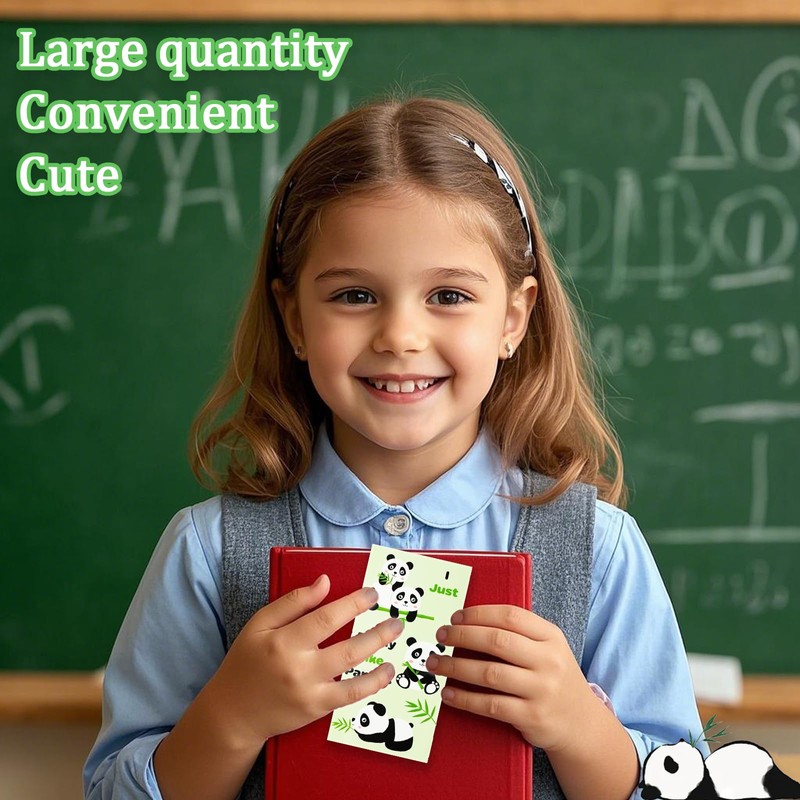 440 Sheets Panda Sticky Notes Set, Writing Memo Pads Self-Stick,