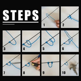 JIALUCONG - Cuerda de bucle D o cuerda de bucle D - Bucle D para arco compuesto - Tiro con arco en D o en D Loop String Tiro con arco
