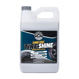Chemical Guys Shine Logic Tire Shine 128 oz: Premium High-Gloss Tire Dressing for Deep Black Shine; Restores Faded Rubber; Enhances Appearance; Protects Against Fading and Cracking