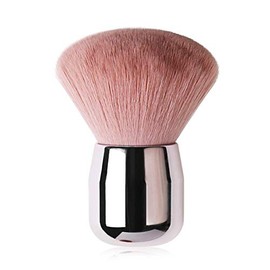 Cepillo limpiador de polvo para uas de arte de uas, cepillo limpiador de polvo para maquillaje o acrlico UV Gel Artes de uas Kabuki (rosa)            