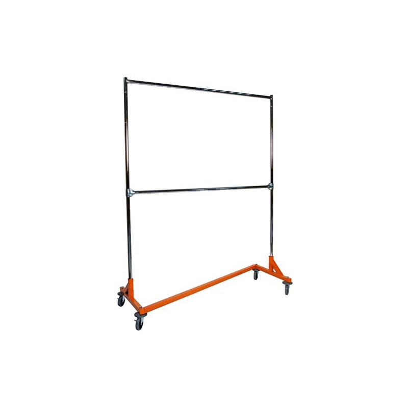 Double Rail Z Garment Rack