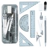 ruler and compass set (black)