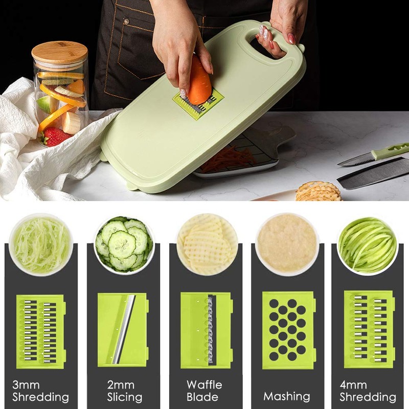 Camping Cutting Board, HI NINGER Collapsible Chopping Board with Colander,