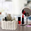Woven Storage Baskets, White Basket Small Wicker Baskets for Home