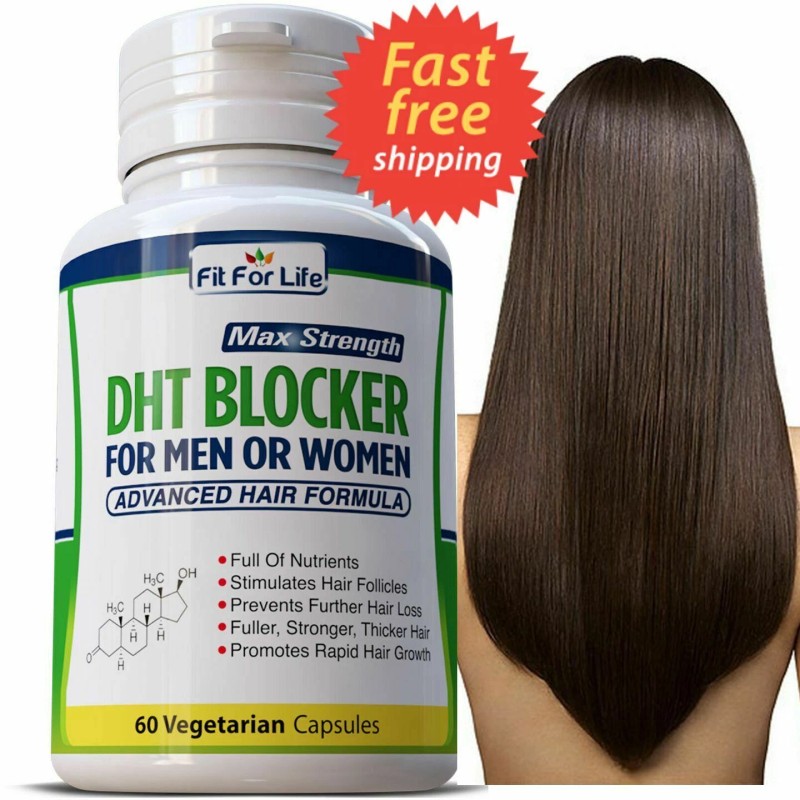 FIT FORLIFE DHT BLOCKER Promotes Fast Hair Growth Pills Supplement