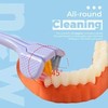 GANPUB 2 Pcs Three-Sided Soft Hair Toothbrush, Deeply and Thoroughly
