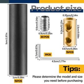 Relaxweex 15 Sets Underground Wire Splice Kit Suit for Wire Under 12 Awg Amp Splicing Quick Wiring Connection Nut Kit Terminal with Shrink Tubes and Screws Circuit Connector(60V)