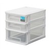 Sanko Plastic 3 Tiers Storage Stock, Width 7.6 x Depth