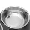 Stainless Steel Nonslip Double Pet Bowls Household Food Water Feeder
