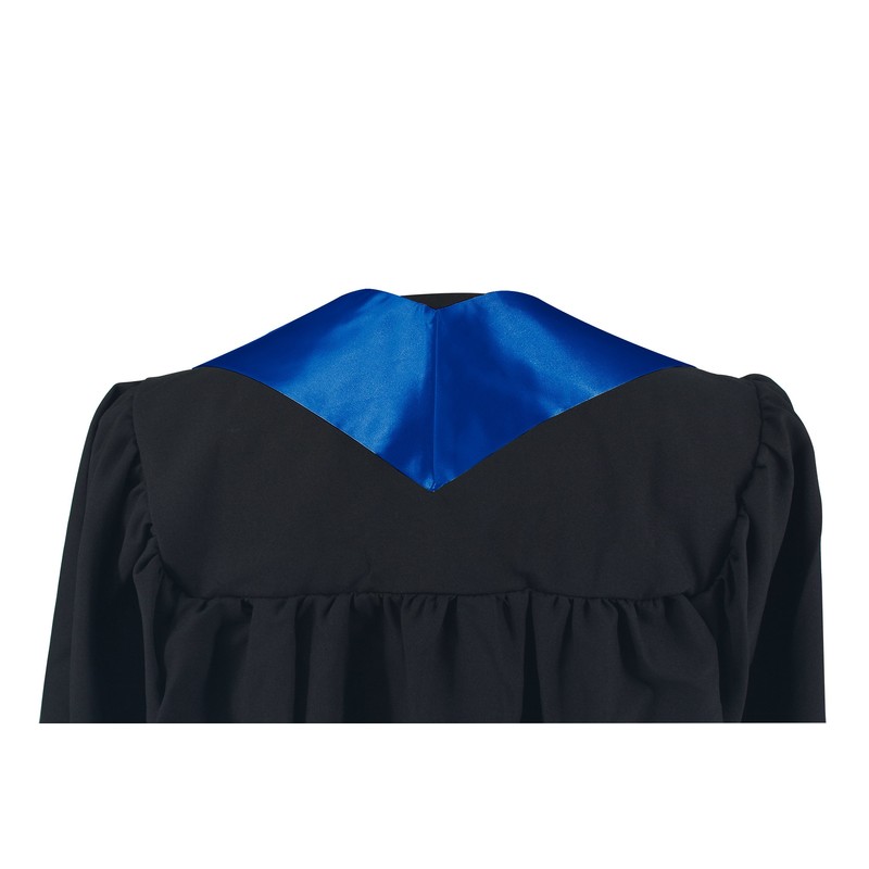 GraduationMall Unisex Adult Plain Graduation Stole 60" Royal