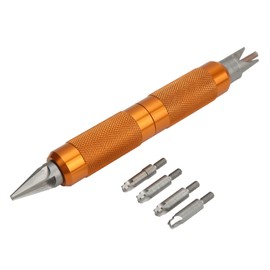 Swivel Head Deburring Tool Aluminum Alloy Steel Deburring Tool Set for Cleaning Wood Plastic