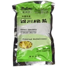 Fortuna Preserved Mustard Strips Si Chuan Zha Cai 3.5oz (3 PACKS)