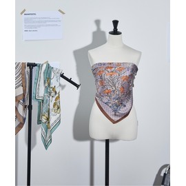 THE YOn Assorted Pattern Scarves Lavender