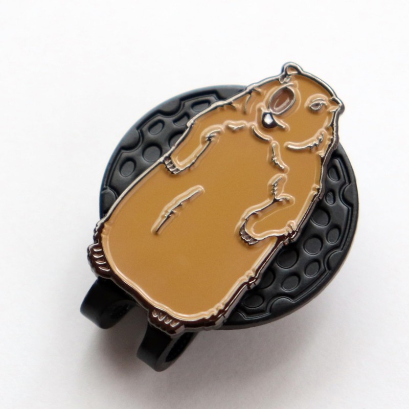 Golf Marker, Marmot Hat Clip, Detachable Magnetic (Magnetic) Cute Animal