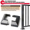 DOOTOO Deck Post Base Covers, Aluminum Post Cover 2.5"x2.5", Split