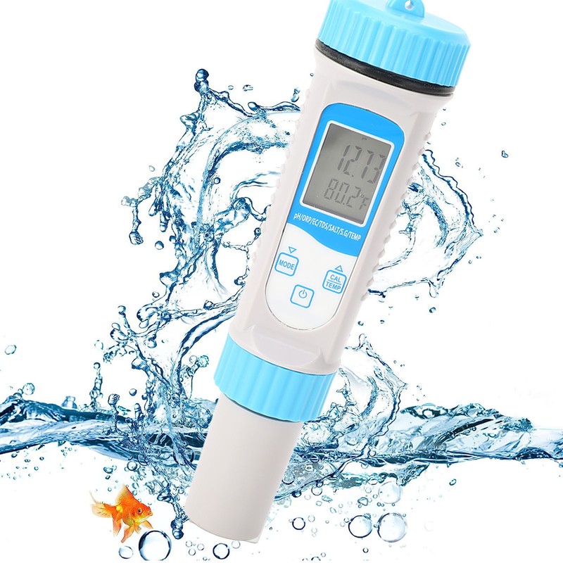 Bluetooth Water Tester PH ORP EC TDS SALT S.G TEMP