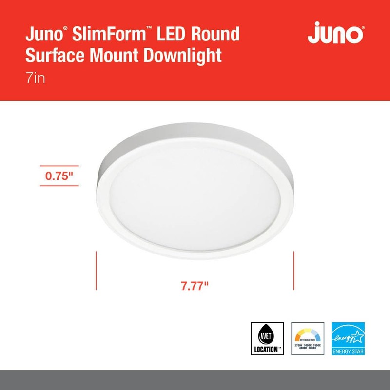 Juno JSF 7IN 10LM SWW5 90CRI 120 FRPC WH M12