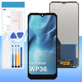 Reemplazo de visualización para Oukitel WP36 de 6.5 pulgadas, visualización LCD, digitalizador táctil, montaje completo