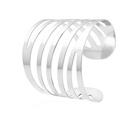 Napkin Ring, 12 Pcs Metal Napkin Buckle Holder for Wedding Party Dinner Table Decoration(Silver)