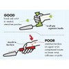 Peta Easi-Grip Carving Knife with Right Angle Handle