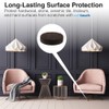 SOFTTOUCH "Self-Stick Furniture Round Felt Pads for Hard Surfaces –