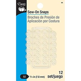 Dritz 85 broches de Costura, Transparente, 12 Unidades