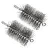 PATIKIL 3inch Chimney Brush, 2pcs Chimney Cleaning Brush Round Sweep