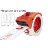 Compact Handheld Easy Tape Dispenser - Side Load Lightweight Industrial