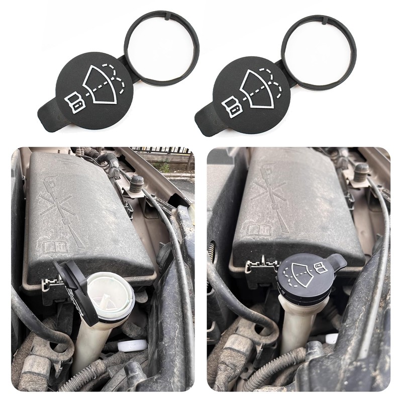 Couslcd Car Windshield Wiper Washer Fluid Reservoir Tank Bottle Cap