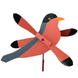 Amish Handmade ROBIN WIND SPINNER Amish Handmade Whirlybird Weather Resistant Whirligig USA