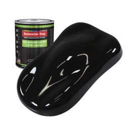 Restoration Shop - Boulevard Black Low VOC Urethane Basecoat Auto Paint - Quart Paint Color Only - Professional High Gloss Automotive, Car, Truck Refinish Coating