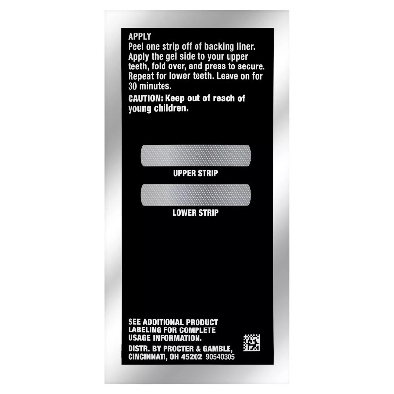 ARC Smile Amplifier Teeth Whitening Strips Kit, 7 Treatments,