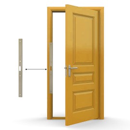 Armor Concepts Interior Fix-A-Jamb 24" Interior Door Jamb Repair Kit, for Interior Doors, Door Home Repair in 5 Minutes, Satin Nickel