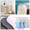 Garment Bags, Pack of 10 White Shoulder Covers, Transparent Shoulder