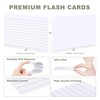 Mehaving Dry Erase Index Cards 3x5 Ruled & Blank, 24
