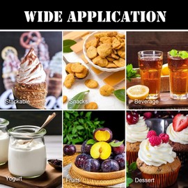 DIICCYO 2L Ice Cream Buckets with Lids and Handles, 67 Oz Round Airtight Plastic Ice Cream Tub, Deli Pail Containers Small Bucket for Food Drinks Storage Freezer Microwave, 10 Pcs