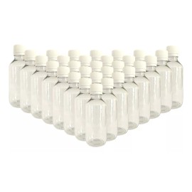 Mister Plastico 30 Pack Botella Plástico 125 Ml Transparnt/gotero Tapa Seg.